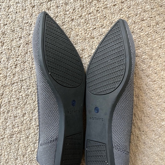 Rothy's Women's Black and Blue Flats - Picture 2 of 3